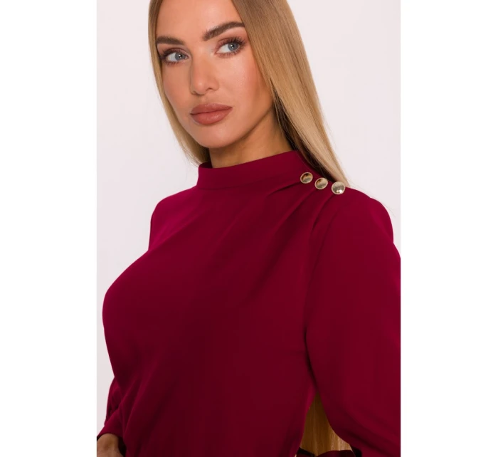 model 21296099 Kombinéza se stojáčkem bordó - Moe