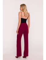 Kalhoty s  bordó model 21319171 - STYLOVE