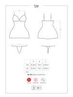 Očarujúce košieľka Tulia babydoll - Obsessive Očarujúce košieľka Tulia babydoll - Obsessive