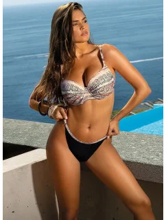 Dámske dvojdielne plavky S 993 AC1 Acapulco 1 Béžová/čierna - Self