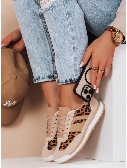 Dámské sportovní tenisky s leopardím vzorem Dstreet model 21985075 - FashionStreet