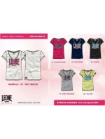 Dámske tričko LEONE LW1022/S16 žltá "S"