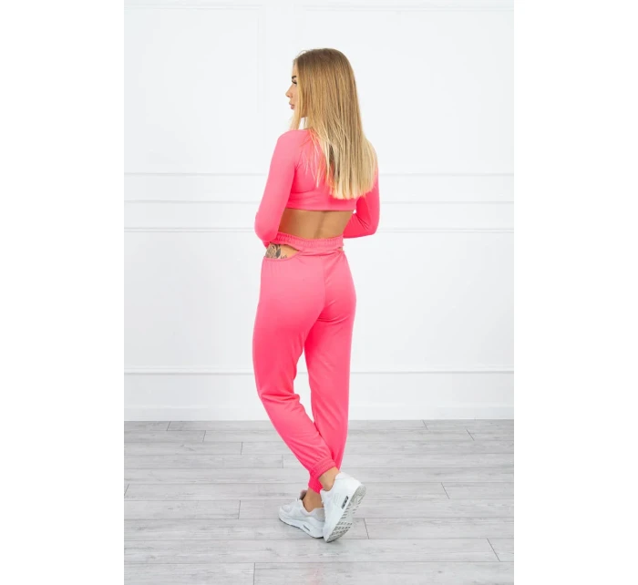 Súprava s blúzkou top ružová neónová Súprava s blúzkou top ružová neónová