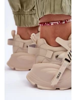 Buty Sportowe Sneakersy GOE MM2N4015 Beżowe
