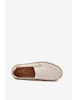 Dámské espadrilky na platformě Big Star TT274089 Béžové
