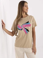 Tričko CLM TS 1019.79 camel