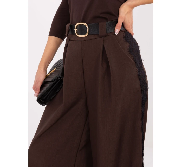 Nohavice MI SP 62440.56 tmavohnedé