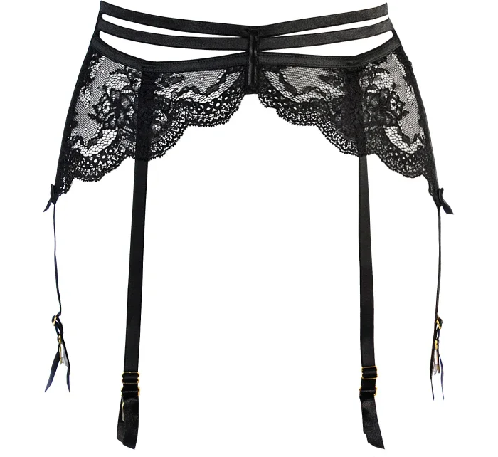 Podväzkový pás V-10712 čierny - Axami