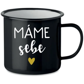 MÁME SEBE - černý plecháček 350 ml