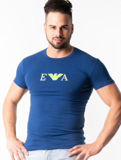 Pánske tričko 111035 9P523 modrá - Emporio Armani