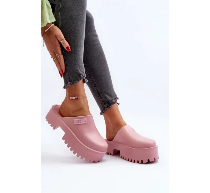 Dámské nazouváky / pantofle  model Světle růžová  model 20091030 - Big Star