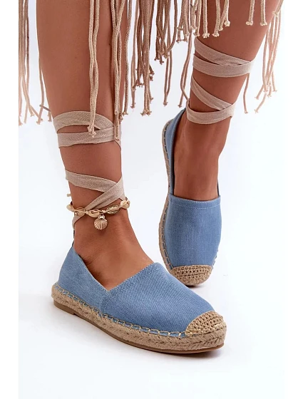 Espadrilky model 21133318 modré Step in style - SWEET SHOES Espadrilky model 21133318 modré Step in style - SWEET SHOES