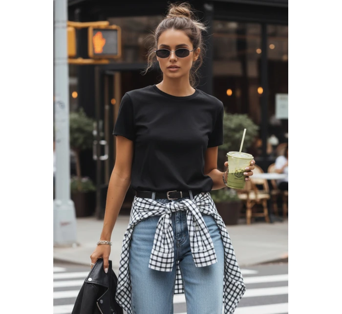 MAYLA dámské tričko černé Dstreet model 21968078 - FashionStreet