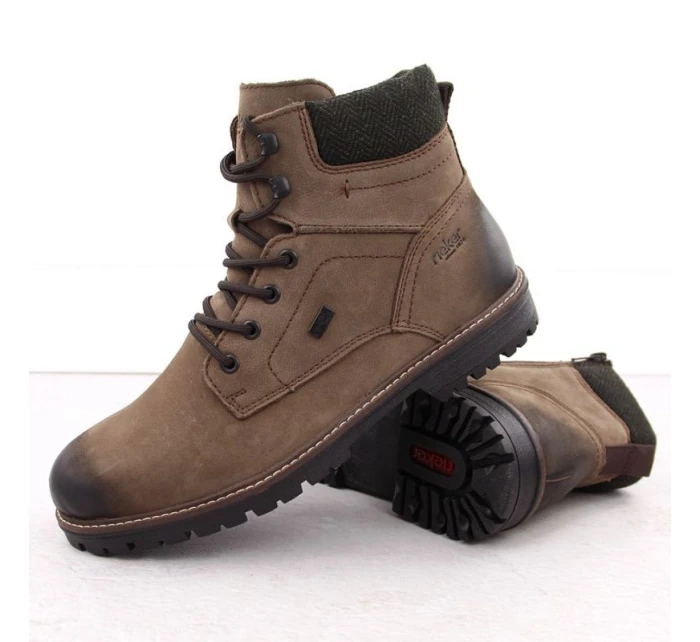 M zateplené boty model 20810163 - Rieker M zateplené boty model 20810163 - Rieker