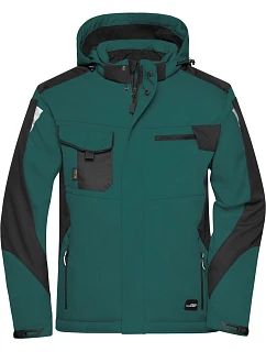JN Pracovní zimní softshellová bunda Strong 02.0 dark green/black model 22491236 - Daiber