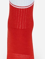 Mr. Socks L 05007 Tenisové ponožky „Colored“ 88.5007 červená/biela