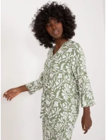 Blúzka D73771M11174A khaki farba Blúzka D73771M11174A khaki farba
