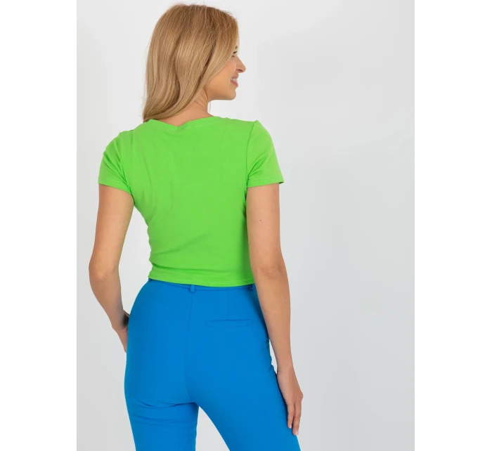 Bluzka NM BZ model 18532090 jasny zielony - FPrice Bluzka NM BZ model 18532090 jasny zielony - FPrice