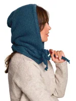 BK095 Pletená kapucňa - béžová