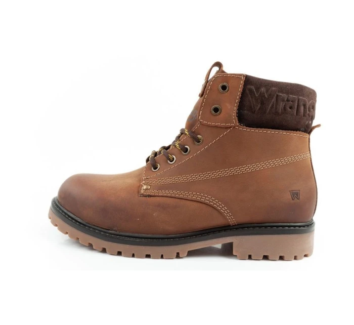 Wrangler Arch pánske sobolie topánky elegantné prírodná koža hnedá