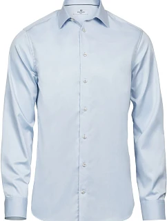 Tee Jays TJ 4021 Luxusná košeľa s keprovou väzbou, strih Slim Fit 18.4021, svetlo modrá