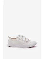 Nízké Tenisky Na Suchý Zip Bílé model 21684221 - Boto Nízké Tenisky Na Suchý Zip Bílé model 21684221 - Boto