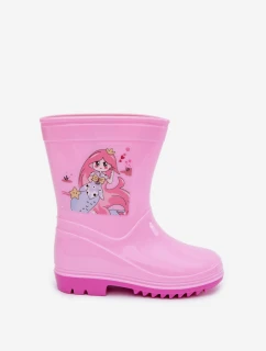 Dětské holínky růžové model 21794006 - Boto