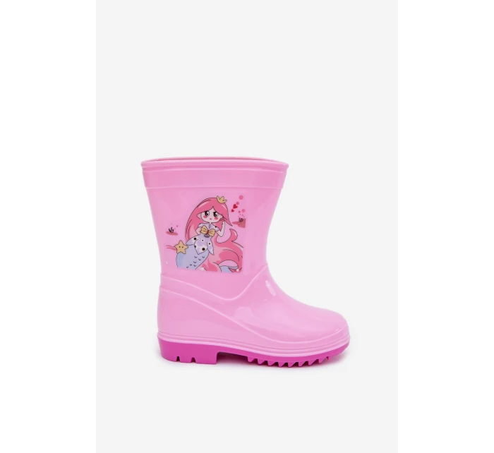 Dětské holínky růžové model 21794006 - Boto Dětské holínky růžové model 21794006 - Boto