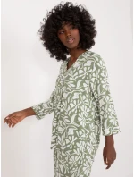 Blúzka D73771M11174A khaki farba Blúzka D73771M11174A khaki farba