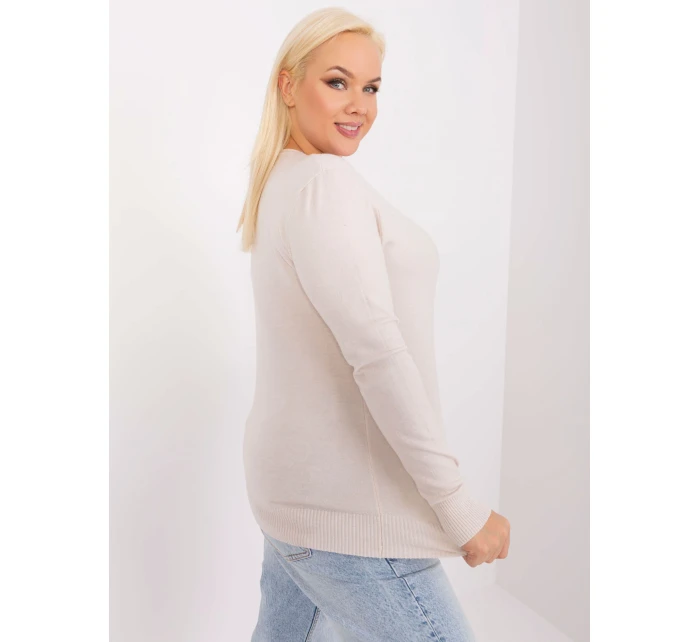 Sweter PM SW PM model 19319110 jasny beżowy - FPrice