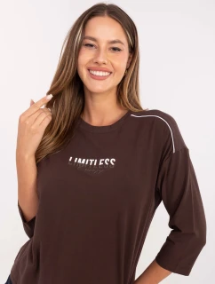 Blúzka RV BZ A826.89 tmavohnedá