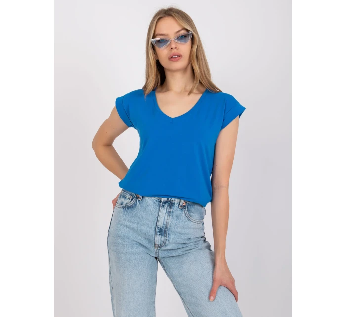 Tričko RV TS model 17047378 tmavě modrá - FPrice Tričko RV TS model 17047378 tmavě modrá - FPrice