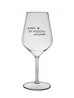 PROTOŽE BÝT POLICISTKA NENÍ PRDEL - čirá nerozbitná sklenice na víno 470 ml
