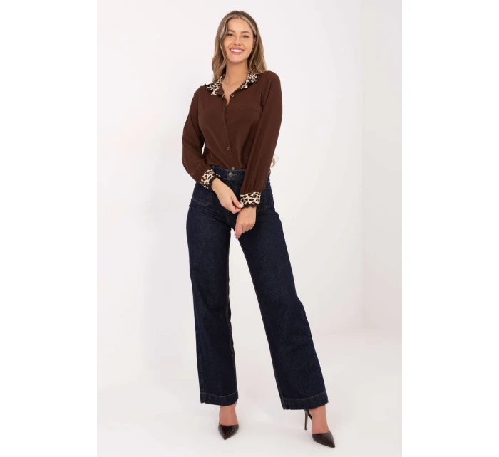 Košeľa s dlhým rukávom model 221990 Taliansko Moda