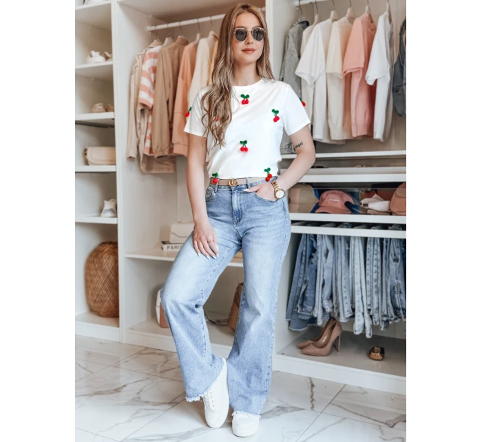 Dámské tričko bílé model 21988843 - Dstreet