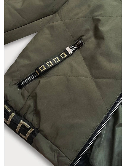 Dámská bunda typu "bomber" v khaki barvě model 17556048 - S'WEST