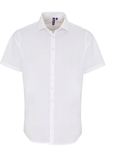 PR Popelínová elastická košile s rukávem 39.0 white model 22477728 - Premier