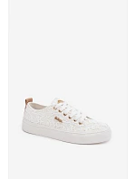 Dámské tenisky s krajkou model 22102739 Bílé - Lee Cooper