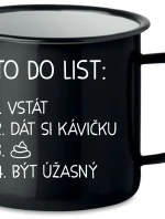 TO DO LIST: BÝT ÚŽASNÝ - černý plecháček 350 ml