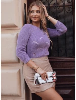 Dámský svetr lila Dstreet model 21966986 - FashionStreet