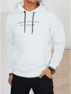 Pánská bílá mikina s potiskem Dstreet model 21976144 - FashionStreet