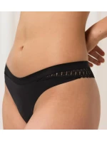 Dámská tanga Aura Spotlight High Leg string černá - TRIUMPH