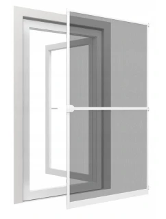 ALU SIEŤ PROTI HMYZU NA DVERE 100X215 BIELA BASIC PLUS