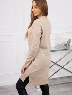 Stojaci sveter béžový