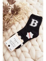 Młodzieżowe Ciepłe Skarpety Czarne