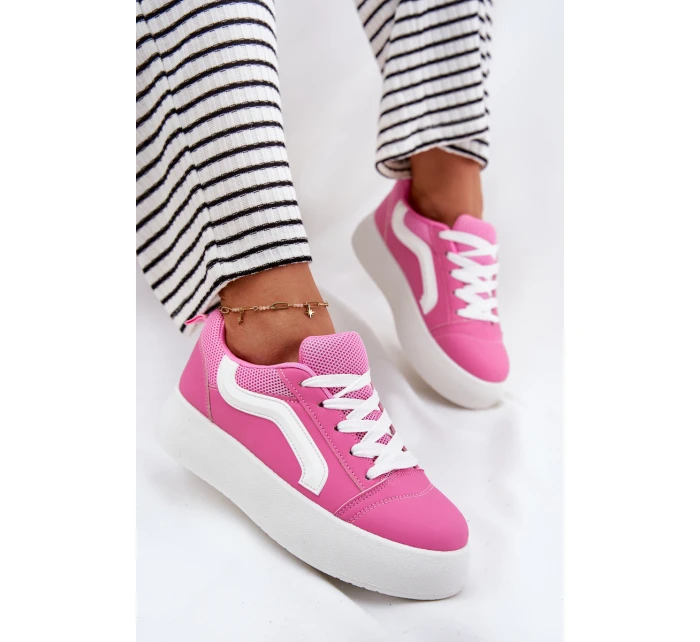 Dámské Tenisky Na Platformě Fuchsie model 21694934 - Boto Dámské Tenisky Na Platformě Fuchsie model 21694934 - Boto