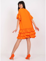 Dámske šaty-CHA-SK-1407-3.58P-oranžové