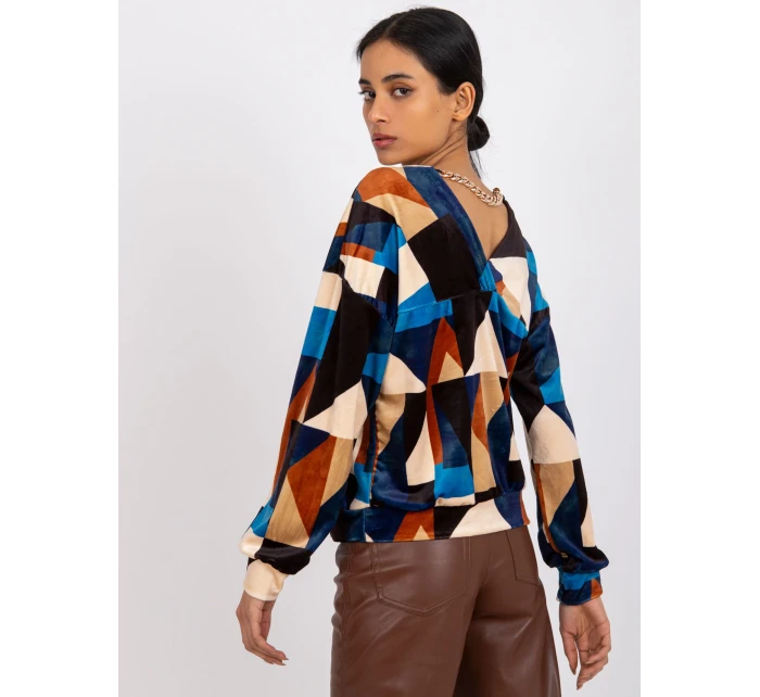 Blúzka DHJ BZ 6550.74P tmavo modrá