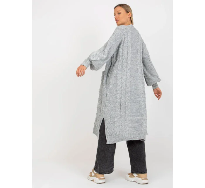 Dámsky sveter LC SW 8032 sivý