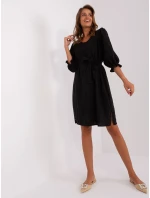 LK SK 509382 šaty.73P čierna